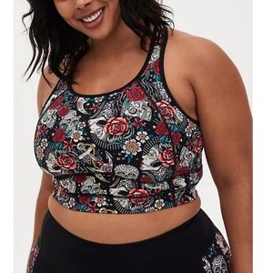 Torrid tattoo print sports bra